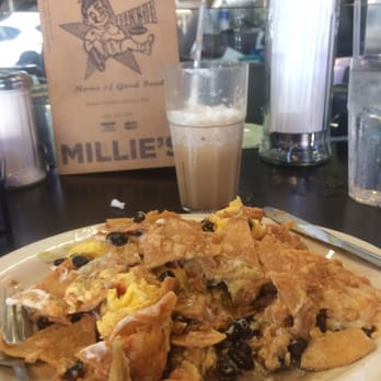 Millie's Cafe - Chilaquiles and espresso shake. - Breakfast & Brunch Near Me - Los Angeles, California Millie's Cafe - Chilaquiles and espresso shake. - Breakfast & Brunch Near Me - Los Angeles, California
