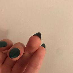 Glue under nails
