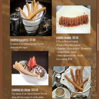 Churros Calientes - Menu - Cafes Near Me - Los Angeles, California Churros Calientes - Menu - Cafes Near Me - Los Angeles, California