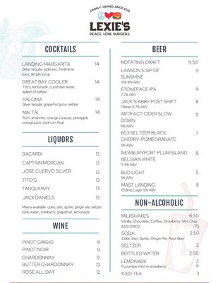 Menu photo 2 Lexie's Landing Newington, NH Menu photo 2 Lexie's Landing Newington, NH
