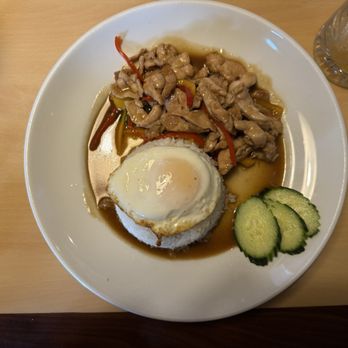 Saladang Thai Kitchen - Holy Basil stir fry chicken - Seafood Near Me - Sanford, North Carolina Saladang Thai Kitchen - Holy Basil stir fry chicken - Seafood Near Me - Sanford, North Carolina