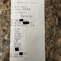 Hey MATT, here is my receipt. Two pizzas and neither of them say BBQ sauce or chicken.