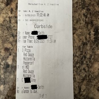 MOD Pizza - Hey MATT, here is my receipt. Two pizzas and neither of them say BBQ sauce or chicken. - Pizza Near Me - Chandler, Arizona