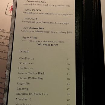Delmonico's Steakhouse - Drinks menu - Steakhouses Near Me - Independence, Ohio