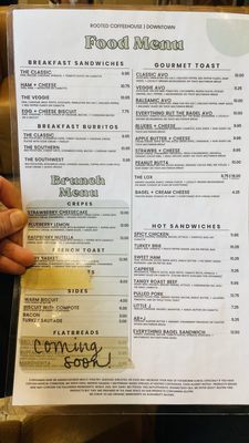 Menu photo 2 Rooted Coffeehouse Augusta, GA Menu photo 2 Rooted Coffeehouse Augusta, GA