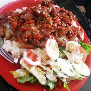 Crazy Grill - Chicken Teriyaki plate - New American Near Me - Garden Grove, California