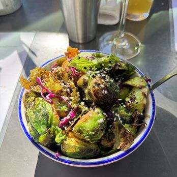 The Leaning Pear - Fried Brussels Sprouts - Sandwiches Near Me - Wimberley, Texas
