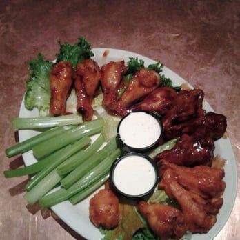 Tryon Creek Bar and Grill - .50¢ Hot Wings. From Left - Right. Sweet Thai Chili. BBQ. Hot. W/ Ranch & Blue Cheese. - Sports Bars Near Me - Portland, Oregon Tryon Creek Bar and Grill - .50¢ Hot Wings. From Left - Right. Sweet Thai Chili. BBQ. Hot. W/ Ranch & Blue Cheese. - Sports Bars Near Me - Portland, Oregon