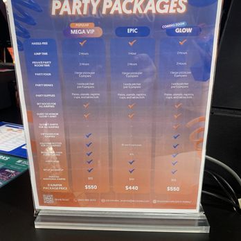 Sky Zone Trampoline Park - Party packages as of 3/14/26 - Trampoline Parks Near Me - Pico Rivera, California Sky Zone Trampoline Park - Party packages as of 3/14/26 - Trampoline Parks Near Me - Pico Rivera, California