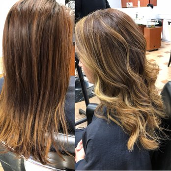 Stevany Thomas Salon - Golden blonde balayage, haircut and blowout - Hair Salons Near Me - Glenview, Illinois Stevany Thomas Salon - Golden blonde balayage, haircut and blowout - Hair Salons Near Me - Glenview, Illinois