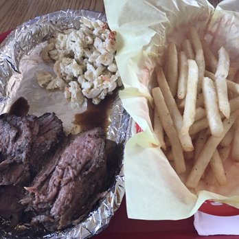 Sammy's BBQ & Catering - Combo 1 with tri tip, mac salad and fries - Caterers Near Me - Eureka, California