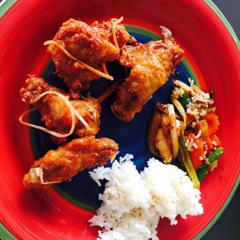 Thai Corner Cuisine - My lunch: wings, cashew nut chicken and steamed rice - Thai Near Me - Canby, Oregon Thai Corner Cuisine - My lunch: wings, cashew nut chicken and steamed rice - Thai Near Me - Canby, Oregon