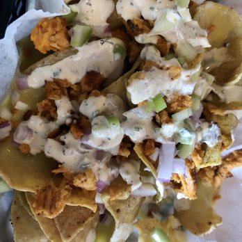 Pig Minds Brewing - Buffalo Chikin Nachos - Brewpubs Near Me - Machesney Park, Illinois Pig Minds Brewing - Buffalo Chikin Nachos - Brewpubs Near Me - Machesney Park, Illinois