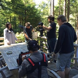 Kimberly Sethavanish - Modern Real Estate - Kimberly Sethavanish being filmed as the Sonoma County Property Expert for the FYI Network's TV show, Tiny House Hunting in Sonoma County.