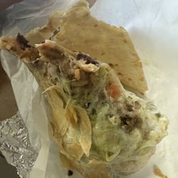 Super asada burrito, fire!