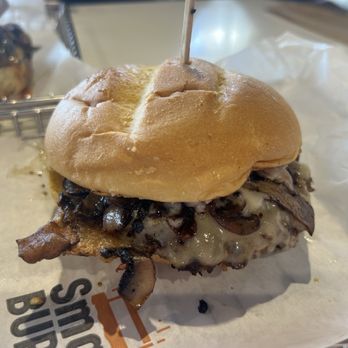 Smashburger - TRUFFLE MUSHROOM SMASH - Burgers Near Me - New Hyde Park, New York Smashburger - TRUFFLE MUSHROOM SMASH - Burgers Near Me - New Hyde Park, New York