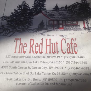 Red Hut Cafe Nevada - Various locations - American Near Me - Stateline, Nevada Red Hut Cafe Nevada - Various locations - American Near Me - Stateline, Nevada
