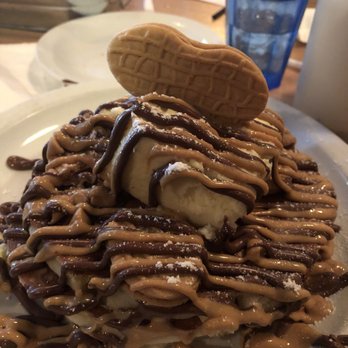 Brownstone Pancake Factory - Nutter butter pancakes - Breakfast & Brunch Near Me - Edgewater, New Jersey