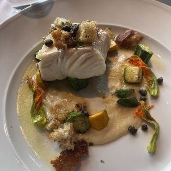 Waterbar - Pan Seared Halibut - Seafood Near Me - San Francisco, California Waterbar - Pan Seared Halibut - Seafood Near Me - San Francisco, California