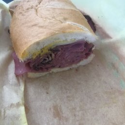 Hot pastrami sandwich- 1/2 that was left