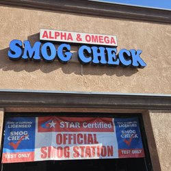 Alpha and Omega Autosmog - Sign