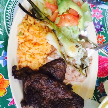 Tienda El Rancho - The arrachera plate! So delicious. A little tough, might ask for it well done next time. Still delicious! - Mexican Near Me - Lake Geneva, Wisconsin Tienda El Rancho - The arrachera plate! So delicious. A little tough, might ask for it well done next time. Still delicious! - Mexican Near Me - Lake Geneva, Wisconsin