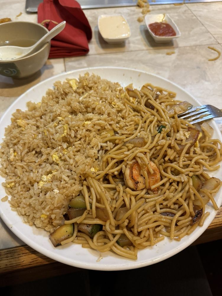 Food from Ichiban Japanese Steak House