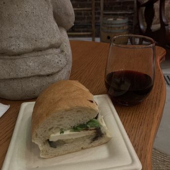 Pittsburgh Winery - Eggplant sandwich - Wine Tasting Room Near Me - Pittsburgh, Pennsylvania