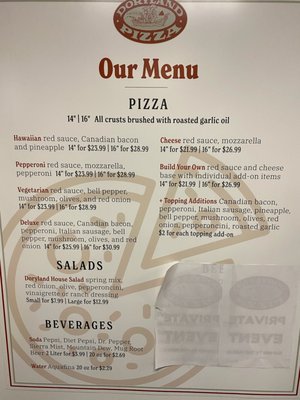 Menu photo 2 Doryland Pizza Pacific City, OR Menu photo 2 Doryland Pizza Pacific City, OR