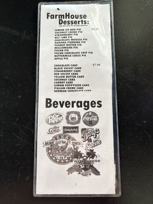 Menu photo 5 Farmhouse Cafe Huntsville, TX