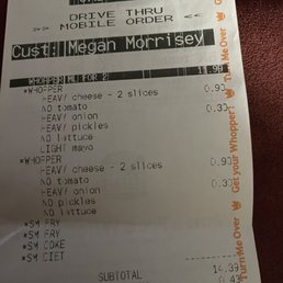 Proof of what I ordered