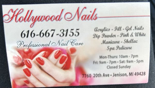 HOLLYWOOD NAILS - Updated June 2025 - 12 Reviews - 7760 20th Ave