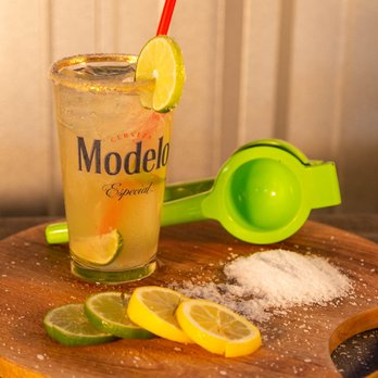 Leal's Restaurant - a moscata cocktail with limes and salt - Tex-Mex Near Me - Muleshoe, Texas