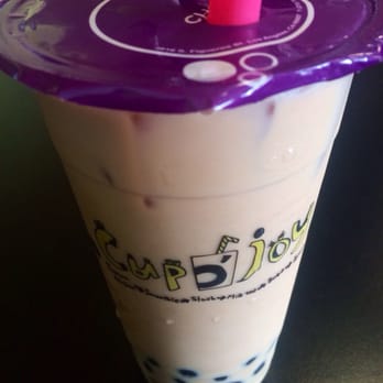 Cup O' Joy - Large almond milk tea half sugar with boba. - Coffee & Tea Near Me - Los Angeles, California Cup O' Joy - Large almond milk tea half sugar with boba. - Coffee & Tea Near Me - Los Angeles, California