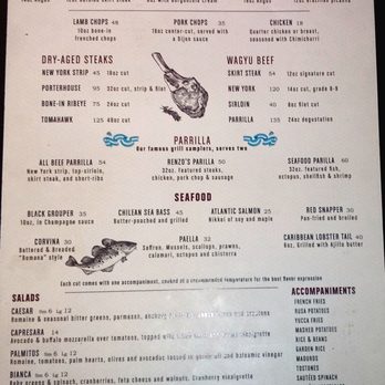 Renzo's Carrollwood - Menu - Argentine Near Me - Tampa, Florida Renzo's Carrollwood - Menu - Argentine Near Me - Tampa, Florida