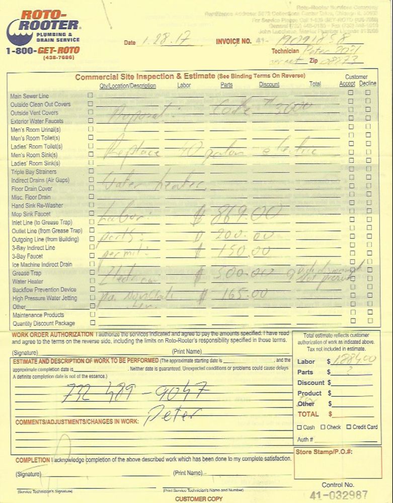 Slide of Roto-Rooter Plumbing & Water Cleanup