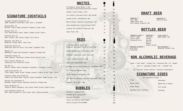 Menu photo 3 Central Rail Kitchen & Bar Atlanta, GA