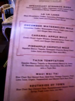 Menu photo 2 1923 Prohibition Bar Las Vegas, NV Menu photo 2 1923 Prohibition Bar Las Vegas, NV