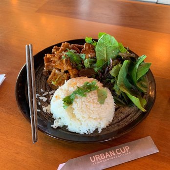 Urban Cup - Baby Back Ribs (Gochujang) + Roasted Garlic Rice - includes a salad, which isn't mentioned on the menu - Asian Fusion Near Me - Cypress, California Urban Cup - Baby Back Ribs (Gochujang) + Roasted Garlic Rice - includes a salad, which isn't mentioned on the menu - Asian Fusion Near Me - Cypress, California