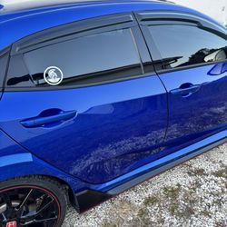 Sanford Paint & Body - After work was completed. Like it was never there. Perfect paint match. Trim replaced.