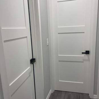 F & D Painting - Interior doors frame/casing sealed, patched, and painted. - Painters Near Me