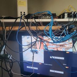 MB Home Tech Solutions - Before new NVR and wire management