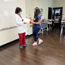 Vasco Career College - Receiving my certificate of completion, Vasco career college