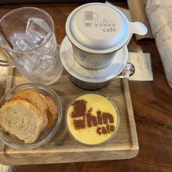 Phin Cafe - The Phin Coffee with egg topping - Coffee & Tea Near Me - San Jose, California