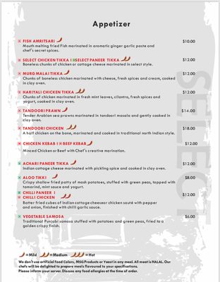Menu photo 3 Select Edmonton, AB