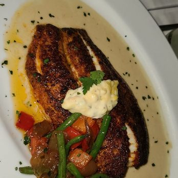 Ocean Prime - Blackened Snapper, Corn spoon bread, Jalapeño Tartar - Seafood Near Me - Orlando, Florida Ocean Prime - Blackened Snapper, Corn spoon bread, Jalapeño Tartar - Seafood Near Me - Orlando, Florida