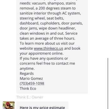 Think Eco - Auto Detailing Near Me - Fairfax, Virginia