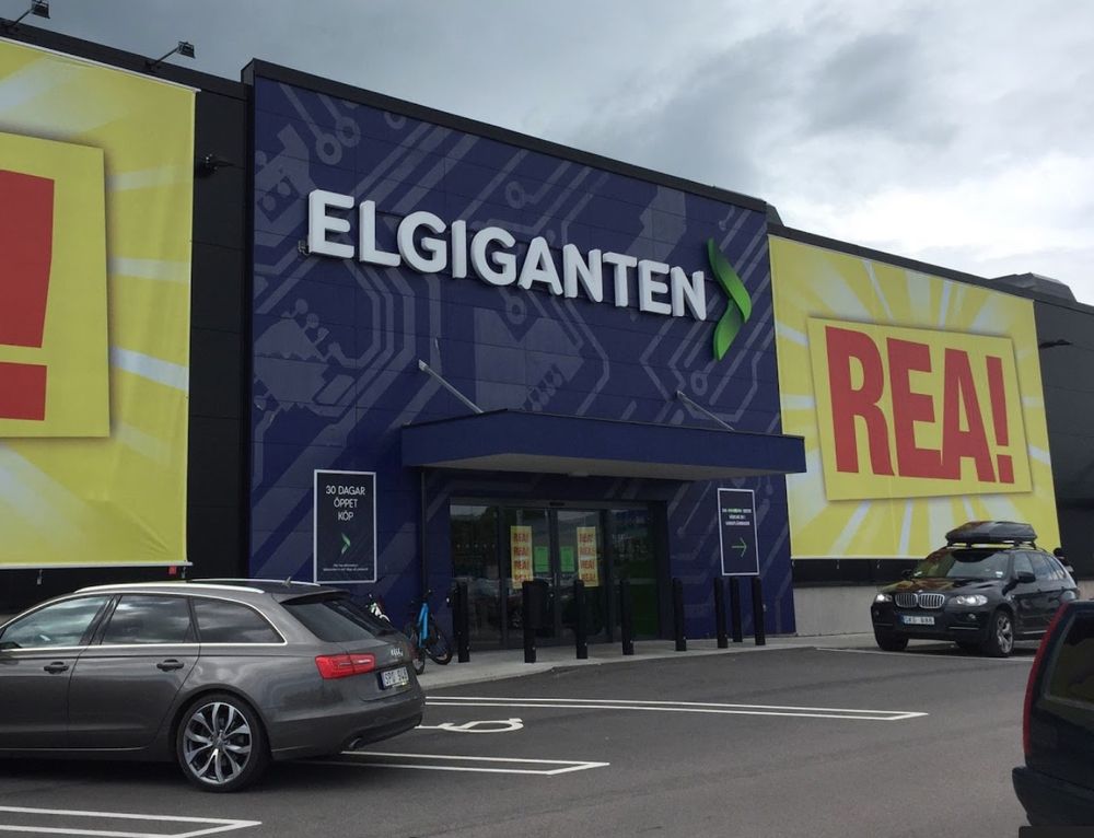 ELGIGANTEN Kundv. 6 A, Halmstad, Sweden Electronics Phone Number