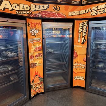 Chubby Cattle BBQ - The dry aged area in the front - Barbeque Near Me - Irvine, California
