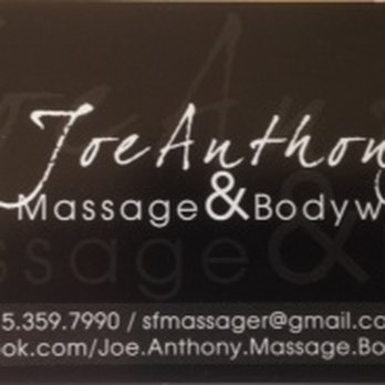 Joe Anthony Massage & Bodywork - Massage Near Me - San Francisco, California Joe Anthony Massage & Bodywork - Massage Near Me - San Francisco, California